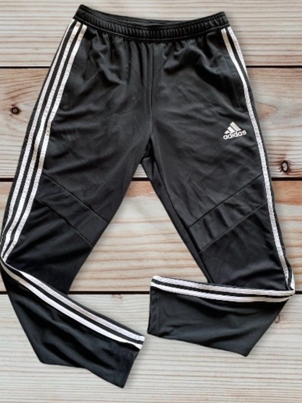 Adidas men’s Black Jogger track pants like new size large